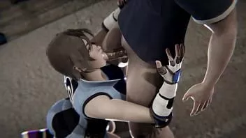 Играть Tekken - asuka kazama сквиртует мастурбацией, минетом и сексом с кримпаем