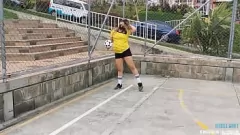 Play Hardcore Mature Teen Dared to Play Football with Lovense Lush - Squirt Alert!