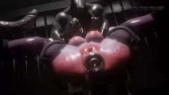 Play Snake-Inspired Furry Gets Anal Punishment and Deepthroat in Prison